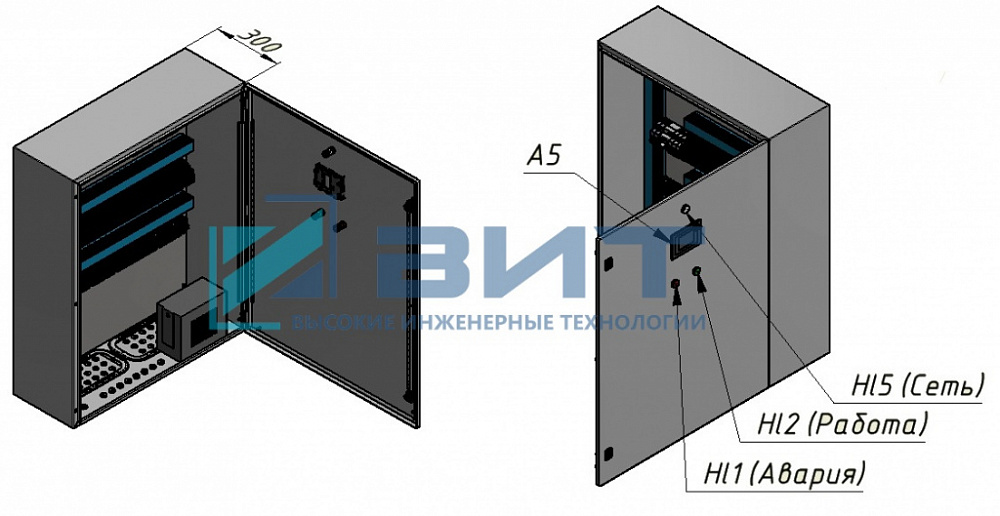 Щит управления бассейном от компании hteng.ru